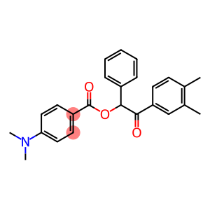 2-(3,4-dimethylphenyl)-2-oxo-1-phenylethyl 4-(dimethylamino)benzoate