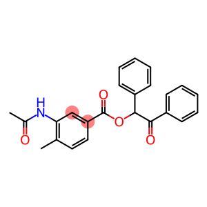 2-oxo-1,2-diphenylethyl 3-(acetylamino)-4-methylbenzoate