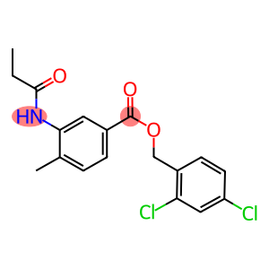 2,4-dichlorobenzyl 4-methyl-3-(propionylamino)benzoate