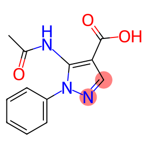 1H-Pyrazole-4-carboxylic acid, 5-(acetylamino)-1-phenyl-