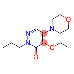 3(2H)-Pyridazinone, 4-ethoxy-5-(4-morpholinyl)-2-propyl-