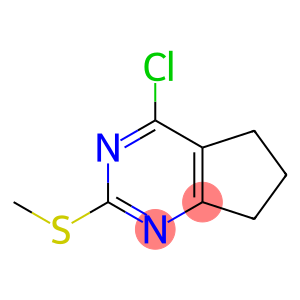 4-Chloro-2-(methylthio)-6,7-dihydro-5H-cyclopenta[d]pyrimidine