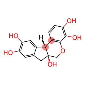 cis-(+)-7,11b-dihydrobenz[b]indeno[1,2-d]pyran-3,4,6a,9,10(6H)-pentol