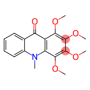 1,2,3,4-Tetramethoxy-10-methyl-9,10-dihydroacridine-9-one