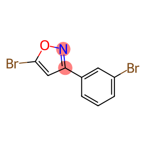 5-BROMO-3-(3-BROMOPHENYL)ISOXAZOLE