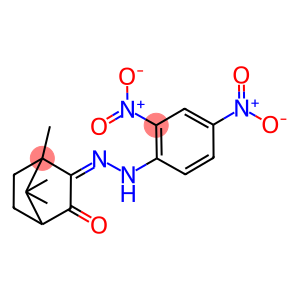 1,7,7-trimethylbicyclo[2.2.1]heptane-2,3-dione 2-({2,4-bisnitrophenyl}hydrazone)