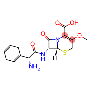 (6S,7S)-7-{[amino(cyclohexa-2,5-dien-1-yl)acetyl]amino}-3-methoxy-8-oxo-5-thia-1-azabicyclo[4.2.0]oct-2-ene-2-carboxylic acid