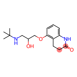 5-[3-(tert-Butylamino)-2-hydroxypropoxy]-3,4-dihydrocarbostyril