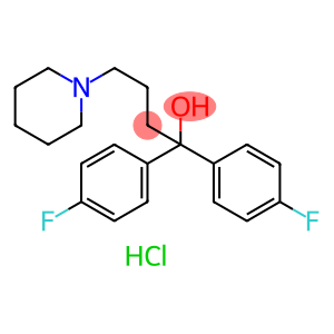 1-Piperidinebutanol, α,α-bis(4-fluorophenyl)-, hydrochloride (1:1)
