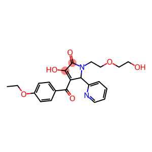 4-(4-ethoxybenzoyl)-3-hydroxy-1-[2-(2-hydroxyethoxy)ethyl]-5-(2-pyridinyl)-1,5-dihydro-2H-pyrrol-2-one