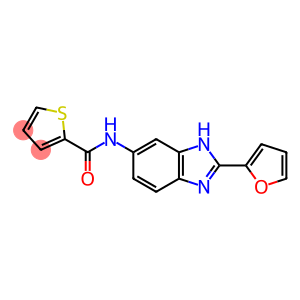N-[2-(2-furyl)-1H-benzimidazol-5-yl]-2-thiophenecarboxamide