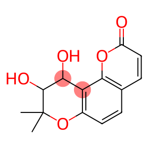 9,10-Dihydro-9,10-dihydroxy-8,8-dimethyl-2H,8H-benzo[1,2-b:3,4-b']dipyran-2-one