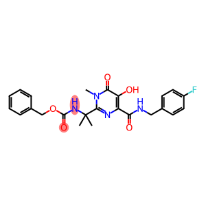 Benzyl[1-[4-[[(4-Fluorobenzyl)amino]carbonyl]-5-hydroxy-1-methyl-6-oxo-1,6-dihydropyrimidin-2-yl]-1-methylethyl]carbamate