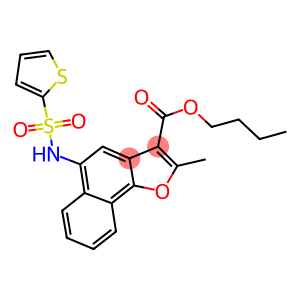 butyl 2-methyl-5-[(2-thienylsulfonyl)amino]naphtho[1,2-b]furan-3-carboxylate