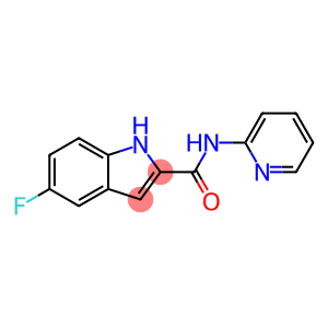 1H-Indole-2-carboxamide,5-fluoro-N-2-pyridinyl-(9CI)