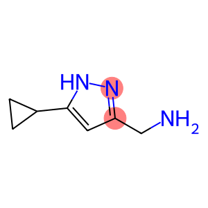 1H-Pyrazole-3-methanamine, 5-cyclopropyl-