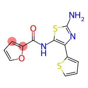 N-[2-Amino-4-(2-thienyl)-1,3-thiazol-5-yl]-2-furamide