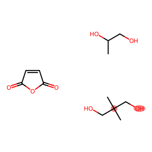 顺丁烯二酐与2,2-二甲基-1,3-丙二醇和1,2-丙二醇的聚合物