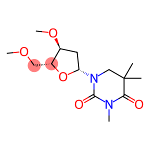 5,6-Dihydro-3,5-dimethyl-3'-O,5'-O-dimethylthymidine