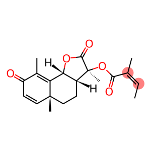 2-Methyl-2-butenoic acid 2,3,3a,4,5,5a,8,9b-octahydro-3,5a,9-trimethyl-2,8-dioxonaphtho[1,2-b]furan-3-yl ester