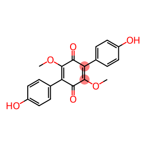 2,5-Bis(4-hydroxyphenyl)-3,6-dimethoxy-1,4-benzoquinone