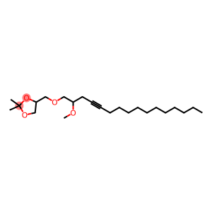 4-[[(2-Methoxy-4-hexadecynyl)oxy]methyl]-2,2-dimethyl-1,3-dioxolane