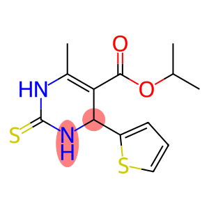 6-甲基-4-(噻吩-2-基)-2-硫代-1,2,3,4-四氢嘧啶-5-羧酸异丙酯