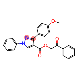 2-oxo-2-phenylethyl 3-(4-methoxyphenyl)-1-phenyl-1H-pyrazole-4-carboxylate