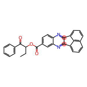 Acenaphtho[1,2-b]quinoxaline-9-carboxylic acid, 1-benzoylpropyl ester