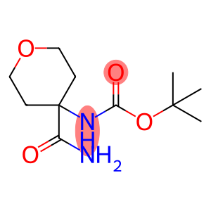 叔丁基(4-氨甲酰四氢-2H-吡喃-4-基)氨基甲酸酯