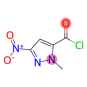 1H-Pyrazole-5-carbonyl chloride, 1-methyl-3-nitro- (9CI)