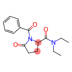 1-Benzoyl-N,N-diethyl-5-oxo-2-pyrrolidinecarboxamide