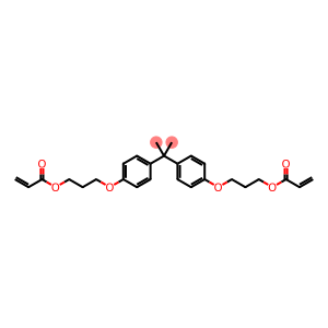 Bisacrylic acid [isopropylidenebis(4,1-phenylene)bisoxybistrimethylene] ester