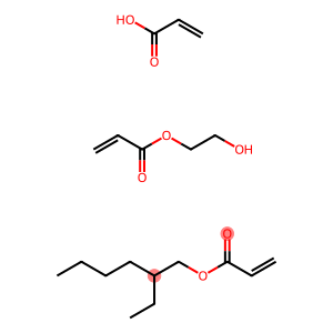 2-Ethylhexyl, acrylate beta-hydroxyethyl acrylate, acrylic acid polymer