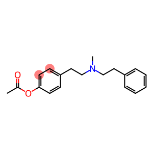 4-[2-[Methyl(2-phenylethyl)amino]ethyl]phenol acetate