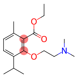 3-[2-(Dimethylamino)ethoxy]-p-cymene-2-carboxylic acid ethyl ester