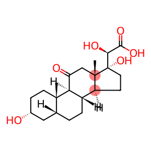 Pregnan-21-oic acid, 3,17,20-trihydroxy-11-oxo-, (3α,5β,20R)-