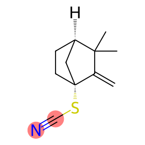 Thiocyanic acid, (1R,4R)-3,3-dimethyl-2-methylenebicyclo[2.2.1]hept-1-yl ester (9CI)