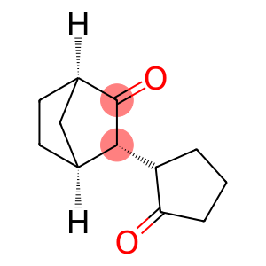 Bicyclo[2.2.1]heptan-2-one, 3-(2-oxocyclopentyl)-, (1R,3S,4S)-rel- (9CI)