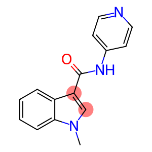 1H-Indole-3-carboxamide, 1-methyl-N-4-pyridinyl-