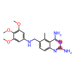 2,4-Quinazolinediamine, 5-methyl-6-[[(3,4,5-trimethoxyphenyl)amino]methyl]-