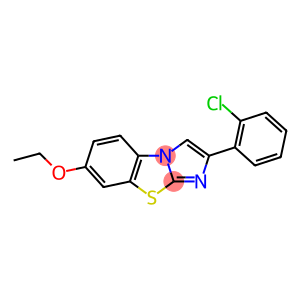 Imidazo[2,1-b]benzothiazole, 2-(2-chlorophenyl)-7-ethoxy-