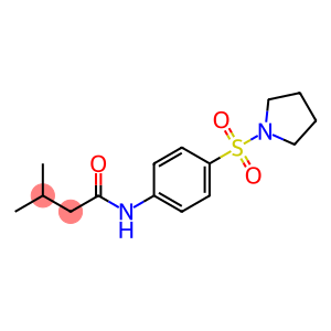 3-methyl-N-(4-pyrrolidin-1-ylsulfonylphenyl)butanamide