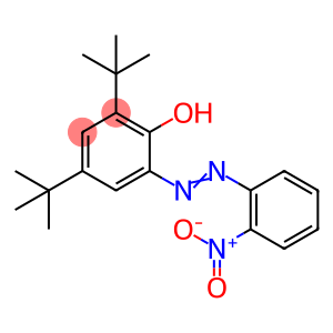 2,4-Di(1,1-dimethylethyl)-6-(2-nitrophenylazo)phenol