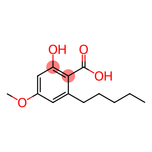 Benzoic acid, 2-hydroxy-4-methoxy-6-pentyl-