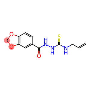 N-ALLYL-2-(1,3-BENZODIOXOL-5-YLCARBONYL)-1-HYDRAZINECARBOTHIOAMIDE