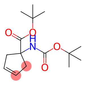 tert-butyl1-((tert-butoxycarbonyl)amino)cyclopent-3-ene-1-carboxylate