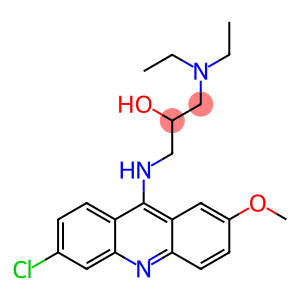 1-[(6-Chloro-2-methoxy-9-acridinyl)amino]-3-(diethylamino)-2-propanol