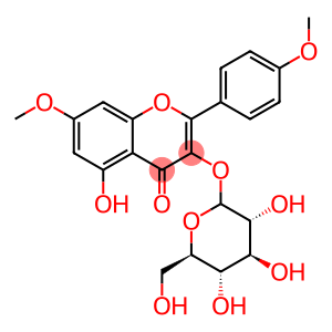 5-羟基-7,4'-二甲氧基黄酮-3-O-BETA-D-吡喃葡萄糖苷