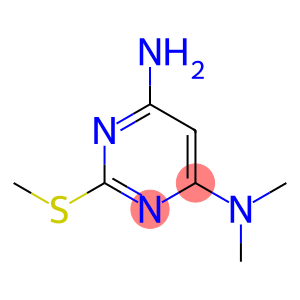 N-[6-AMINO-2-(METHYLSULFANYL)PYRIMIDIN-4-YL]-N,N-DIMETHYLAMINE